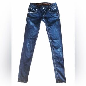 Rock Revival Dark Blue Skinny Jeans